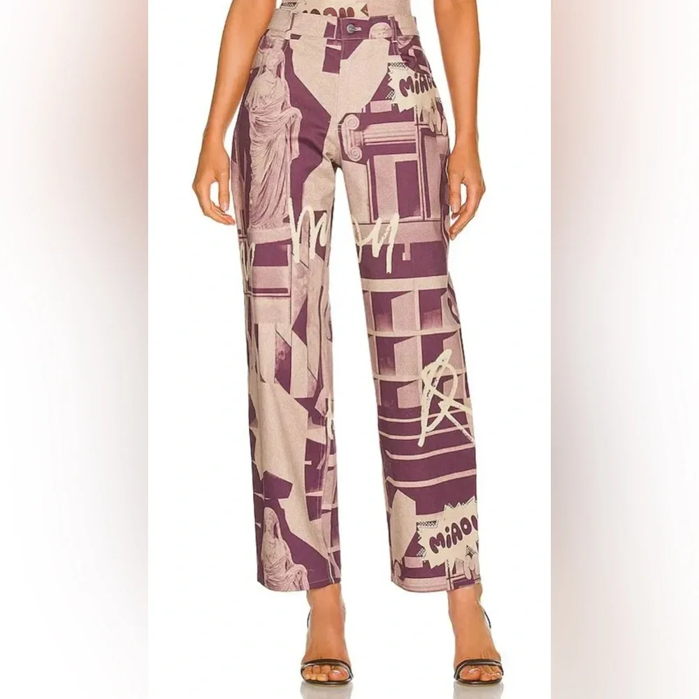 Miaou Matching Set in Stone Mauve/Wine - size Small - Picture 4 of 14